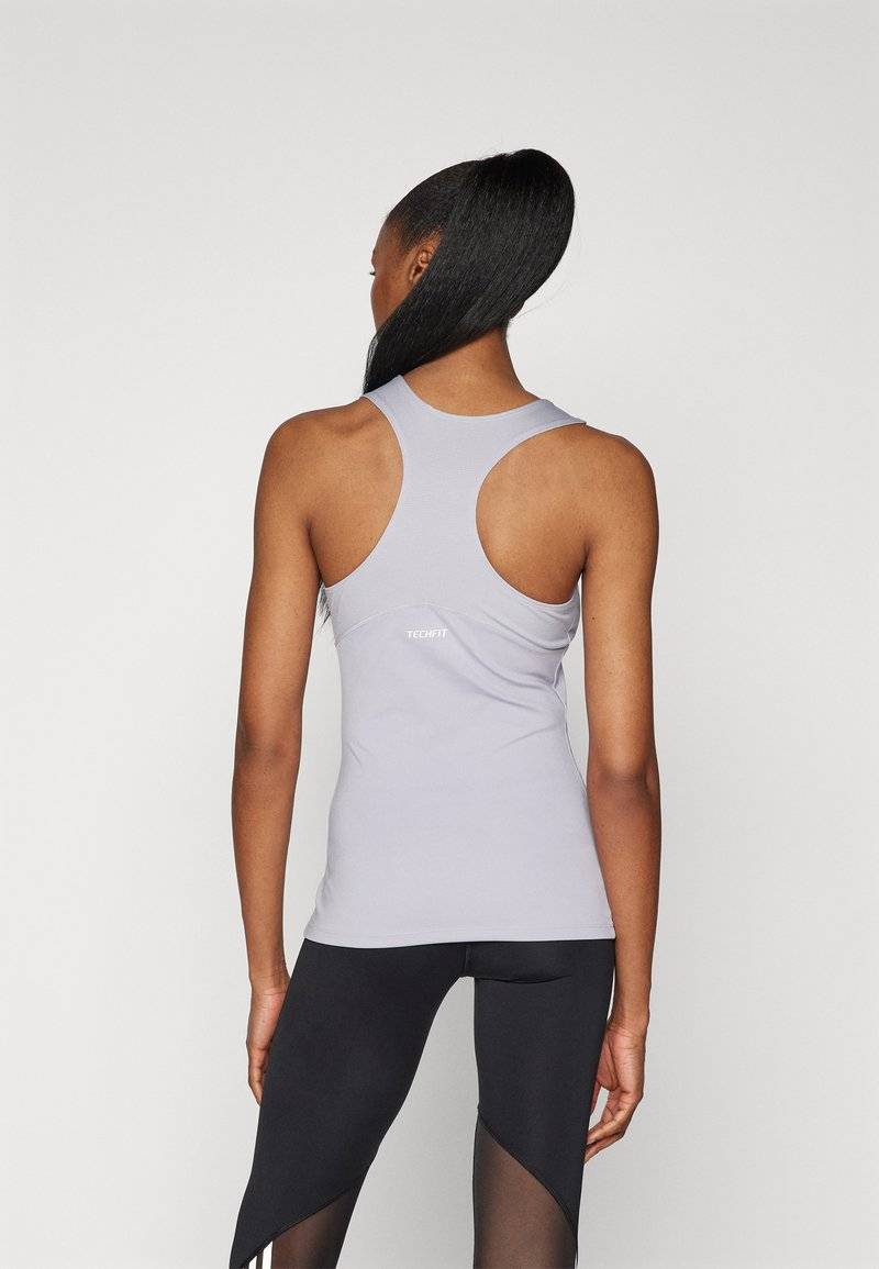 adidas Performance adidas Performance TECHFIT RACERBACK - Top - glory grey Blitzangebot