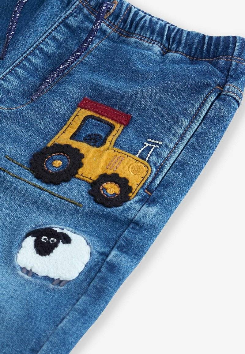 Next Next REGULAR FIT - Jeans Tapered Fit - mid blue farmyard Fabrikladen