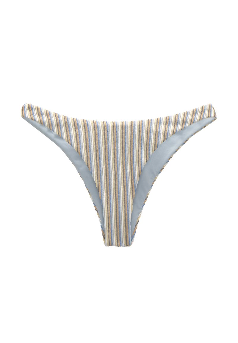 PULL&BEAR PULL&BEAR STRIPED - Bikini bottoms - blue zollfrei