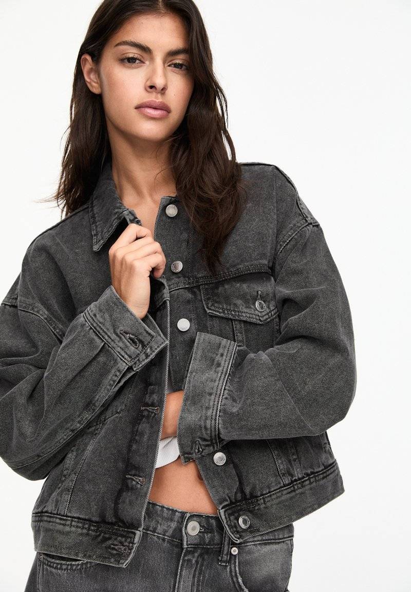 PULL&BEAR PULL&BEAR Denim jacket - grey 2025