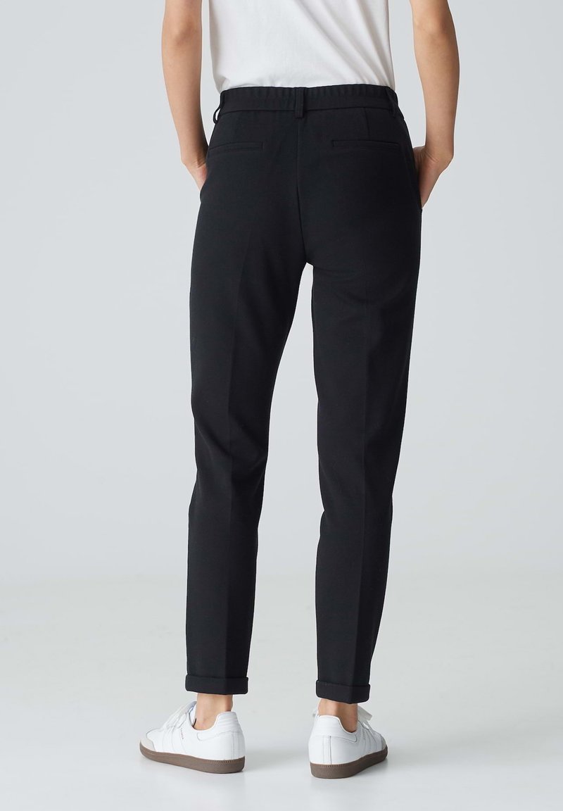 Opus Opus Trousers - black Schlussverkauf