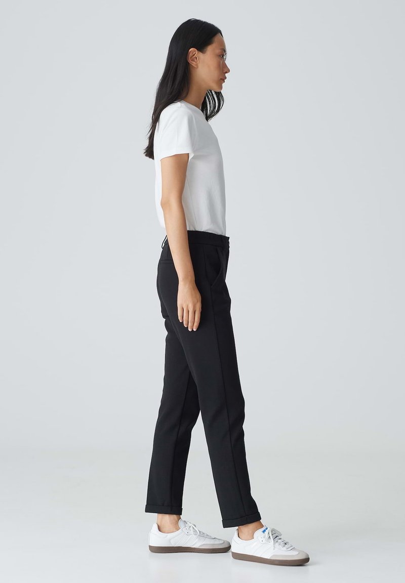 Opus Opus Trousers - black Schlussverkauf