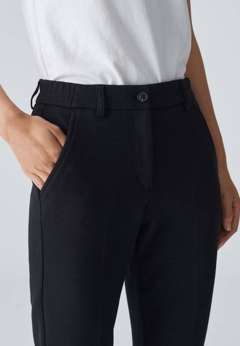 Opus Opus Trousers - black Schlussverkauf