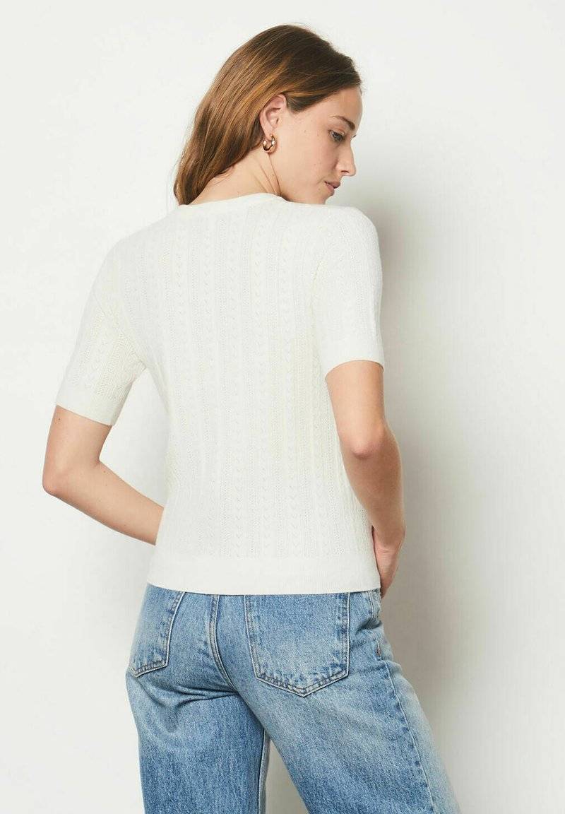 Etam Etam FAUSTINE - Print T-shirt - ecru Meist gekauft