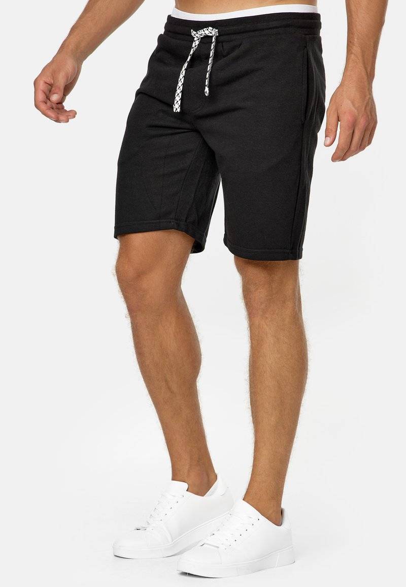 INDICODE JEANS INDICODE JEANS ALDRICH - Shorts - black Limitierter Zeitrabatt