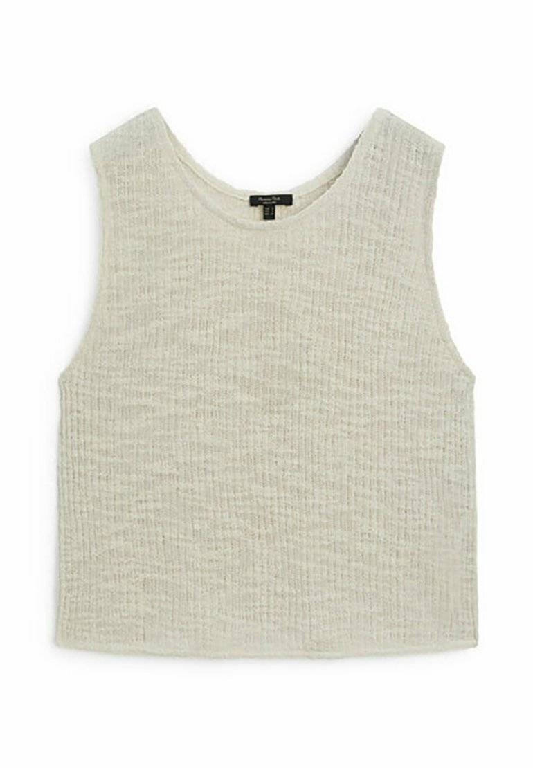 Massimo Dutti Massimo Dutti SLEEVELESS - Top - light brown Fabrikpreis