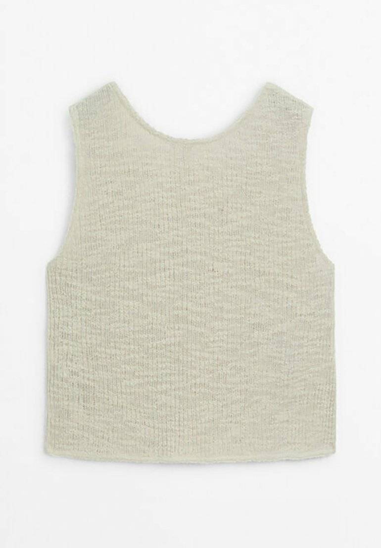 Massimo Dutti Massimo Dutti SLEEVELESS - Top - light brown Fabrikpreis