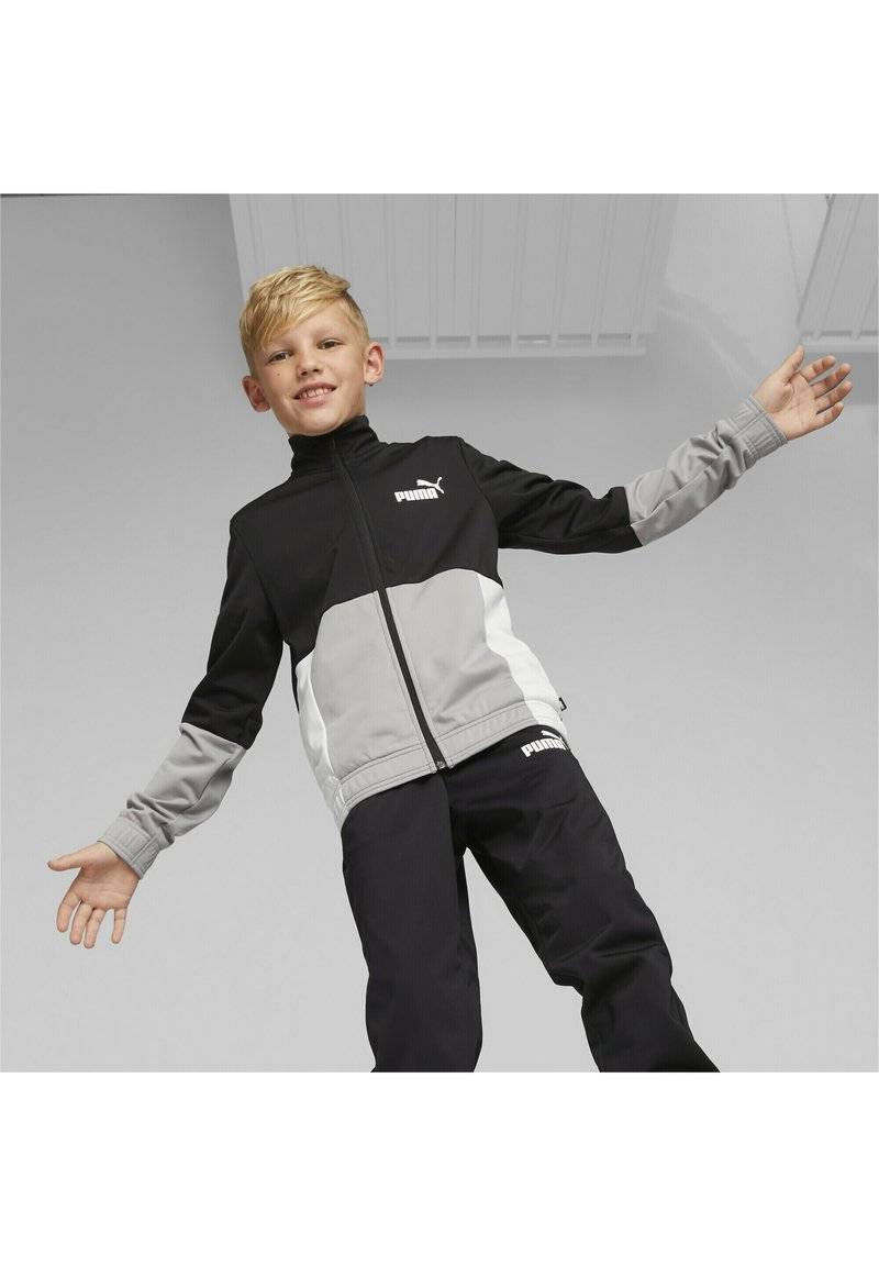 Puma Puma COLORBLOCK SUIT UNISEX SET - Tracksuit - black Günstig kaufen