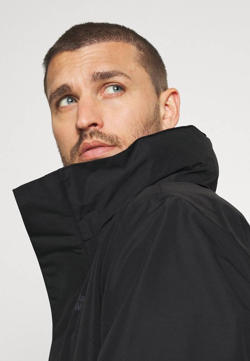 Jack Wolfskin Jack Wolfskin STORMY POINT - Hardshell jacket - black Großer Ausverkauf