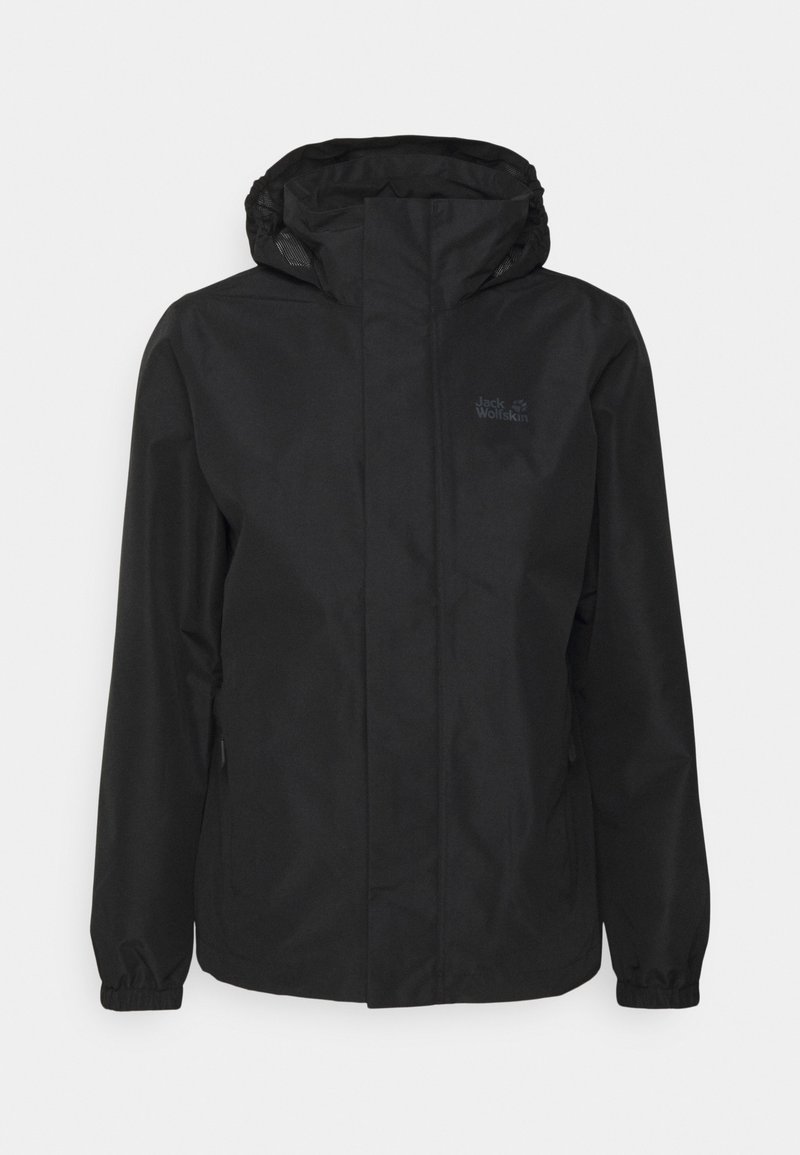 Jack Wolfskin Jack Wolfskin STORMY POINT - Hardshell jacket - black Großer Ausverkauf