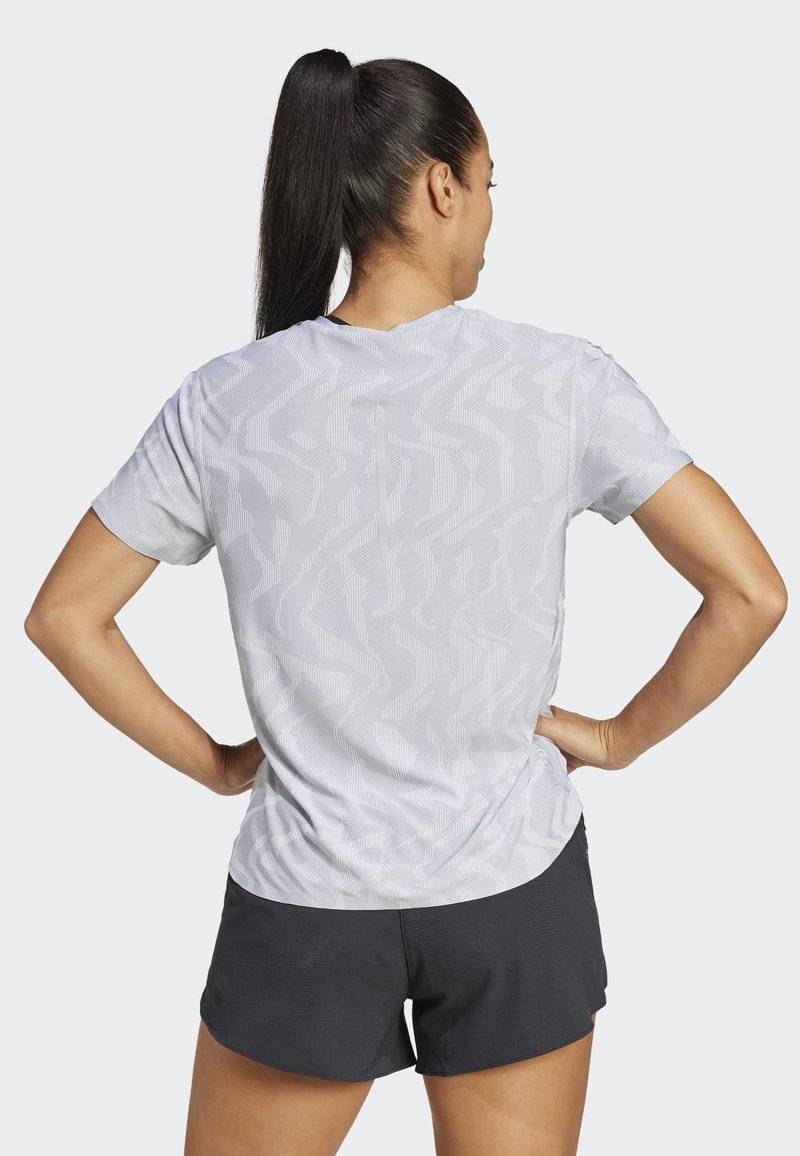 adidas Performance adidas Performance ULTIMATE HEAT.RDY ENGINEERED - Print T-shirt - halo silver Saisonschlussverkauf