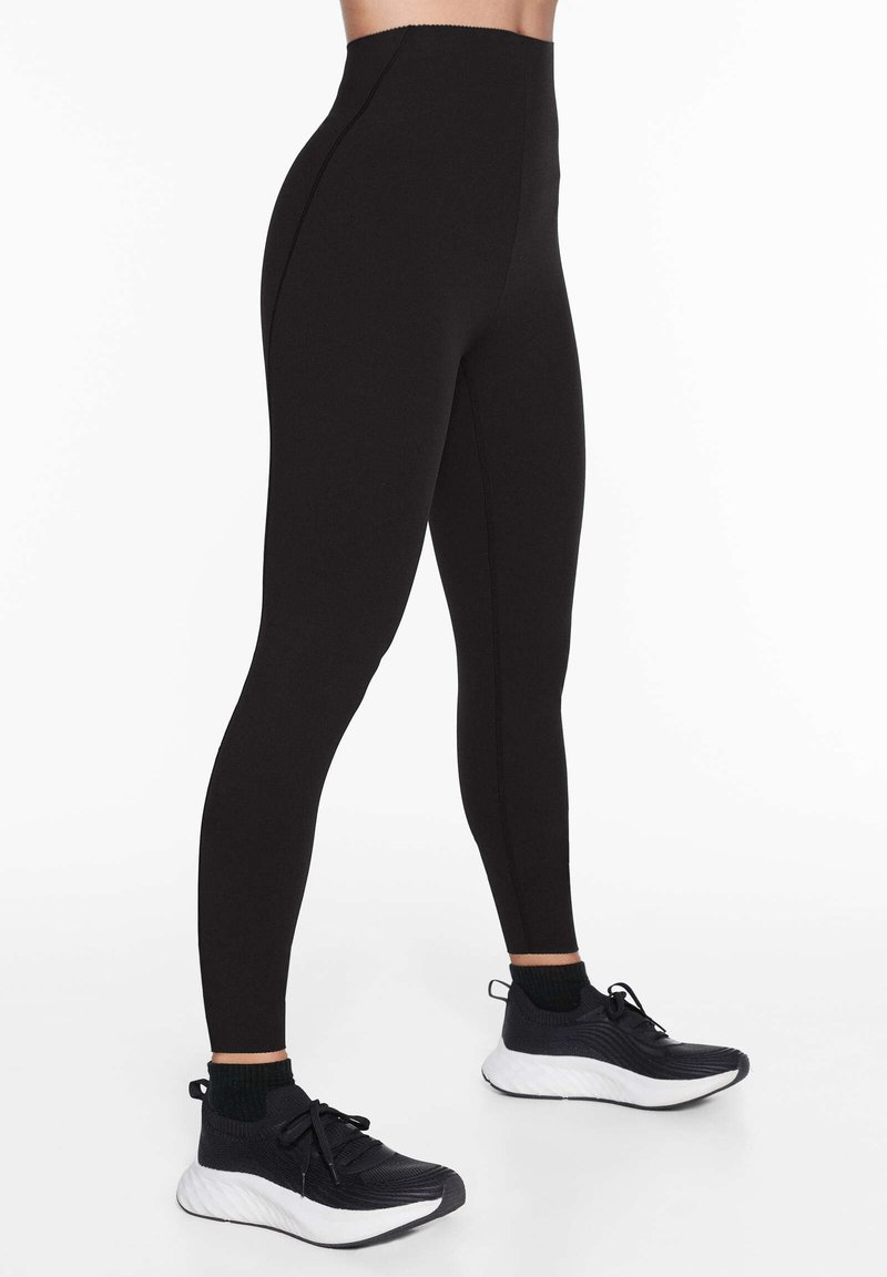 OYSHO OYSHO COMPRESSIVE WAIST CONTROL ANKLE-LENGTH - Leggings - black Cyber Monday