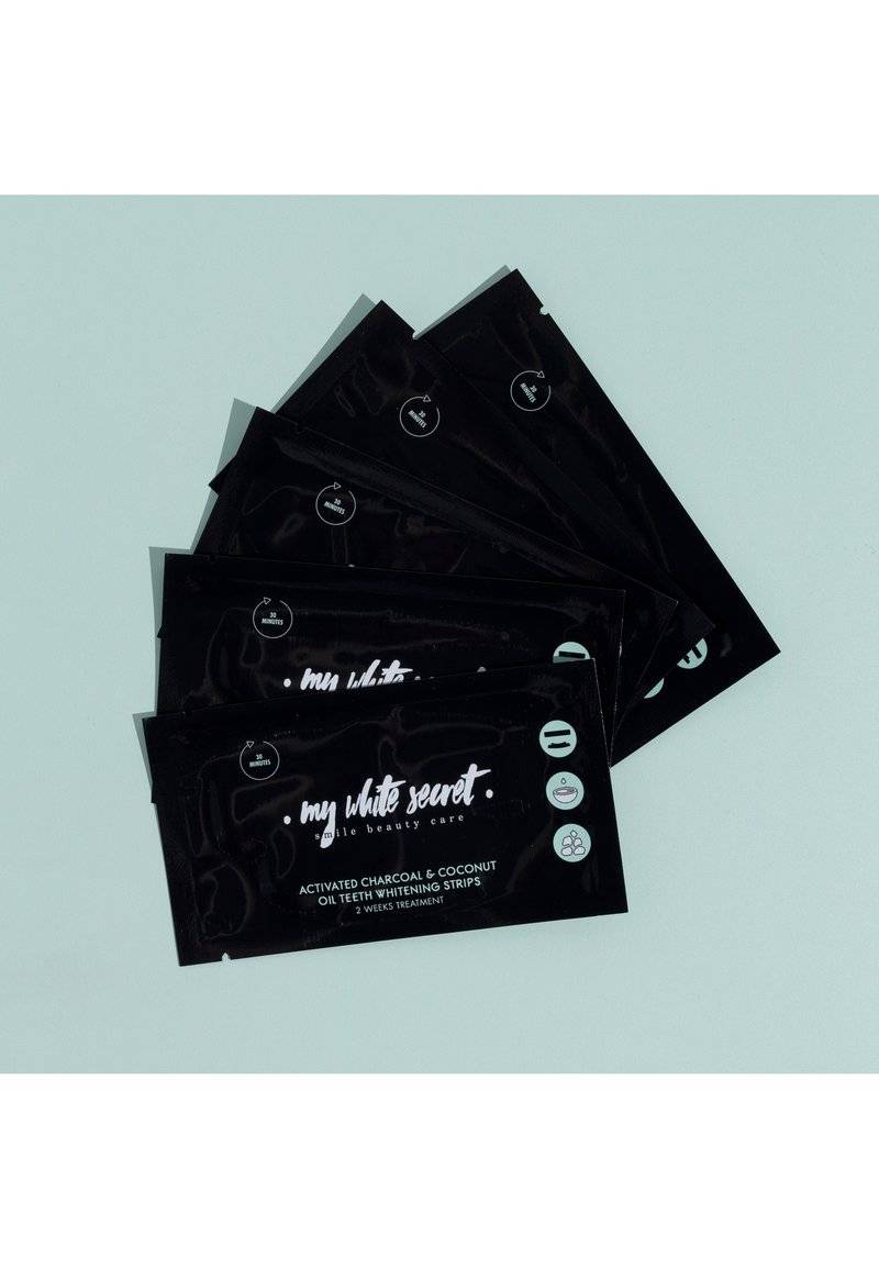 My White Secret My White Secret CHARCOAL TEETH WHITENING STRIPS - Dental care Räumungsverkauf
