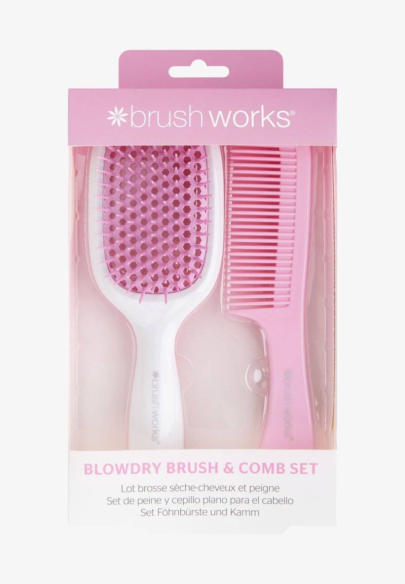 Brushworks Brushworks BRUSHWORKS BLOWDRY BRUSH AND COMB - Hair set - pink & white Super Sparpreis