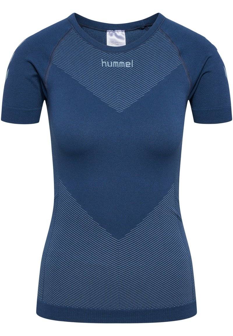 Hummel Hummel FIRST SEAMLESS - Sports T-shirt - vintage indigo Super Rabatt