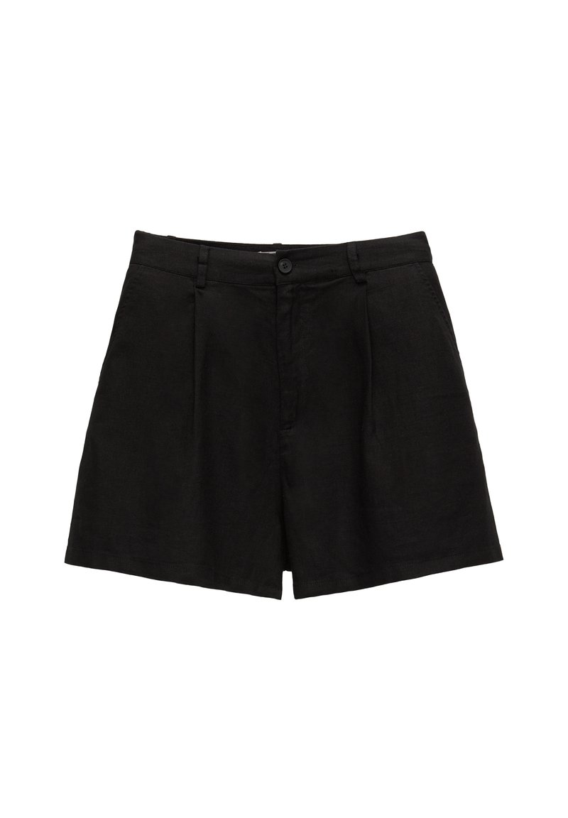 PULL&BEAR PULL&BEAR RUSTIC - BERMUDA - Shorts - black Fabrik Onlineshop