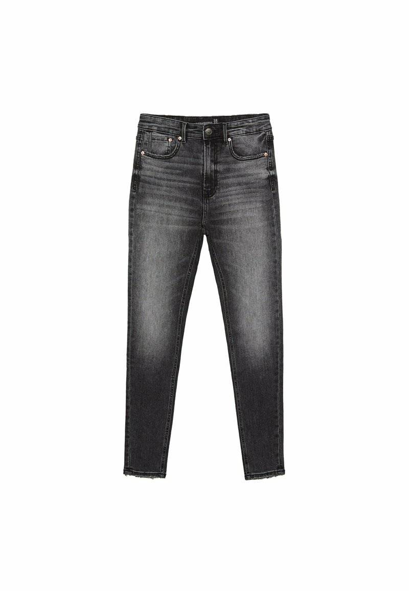 Stradivarius Stradivarius Jeans Skinny Fit - black denim Sonderangebot