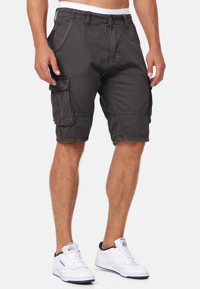 INDICODE JEANS INDICODE JEANS MONROE - Shorts - raven Großer Ausverkauf