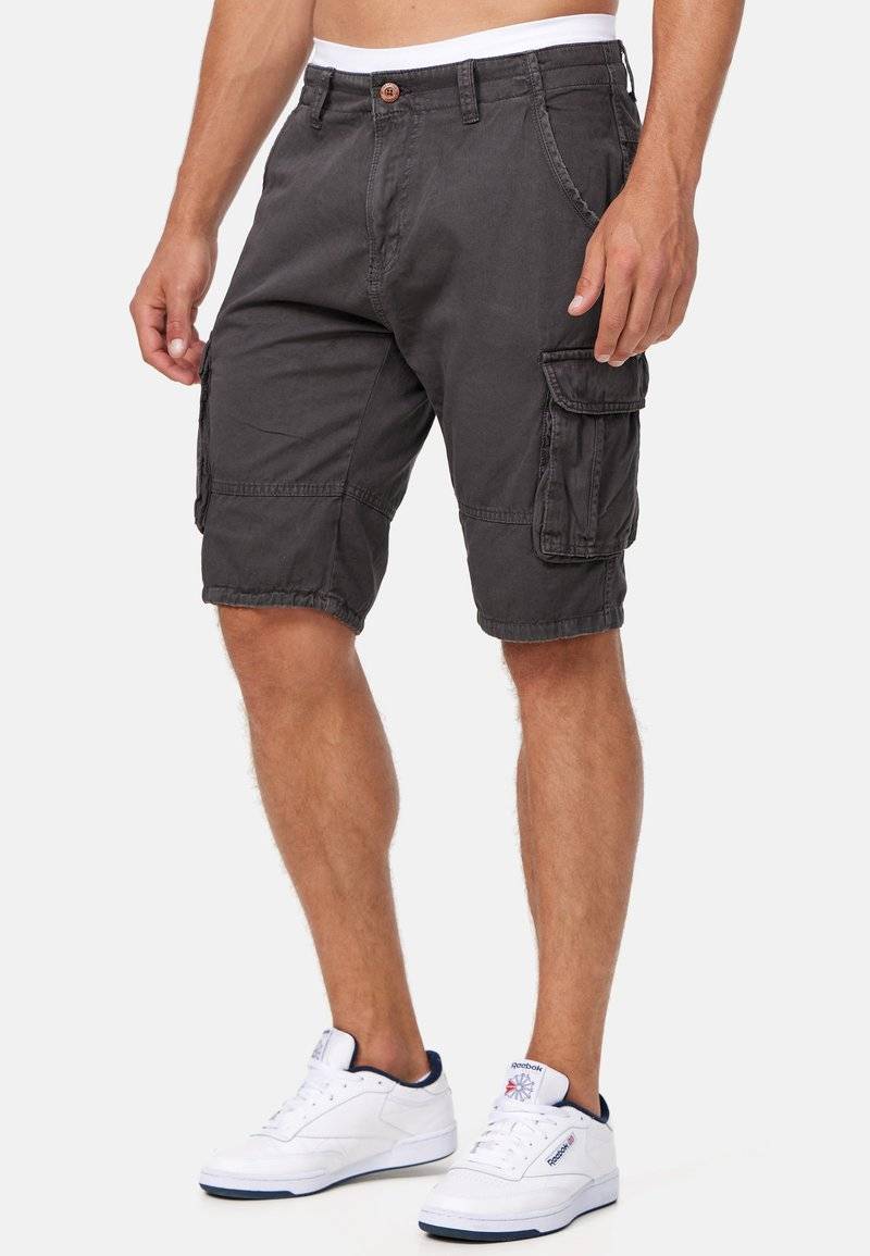 INDICODE JEANS INDICODE JEANS MONROE - Shorts - raven Großer Ausverkauf
