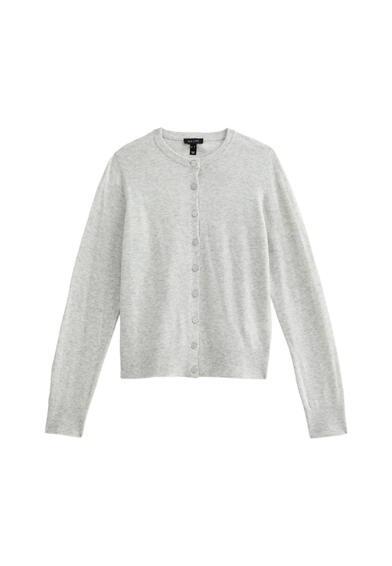 New Look New Look CREW NECK - Cardigan - pale grey Saisonschlussverkauf