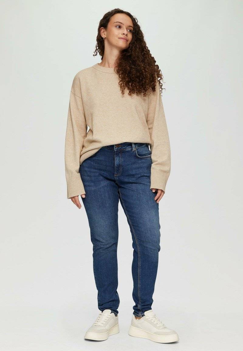 QS QS CURVY MID - Slim fit jeans - blau Weihnachtsangebot
