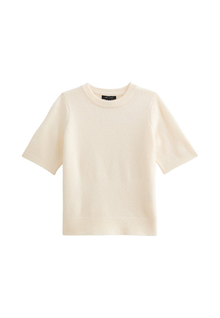 New Look New Look SHORT SLEEVE - Basic T-shirt - cream Muttertagsangebot