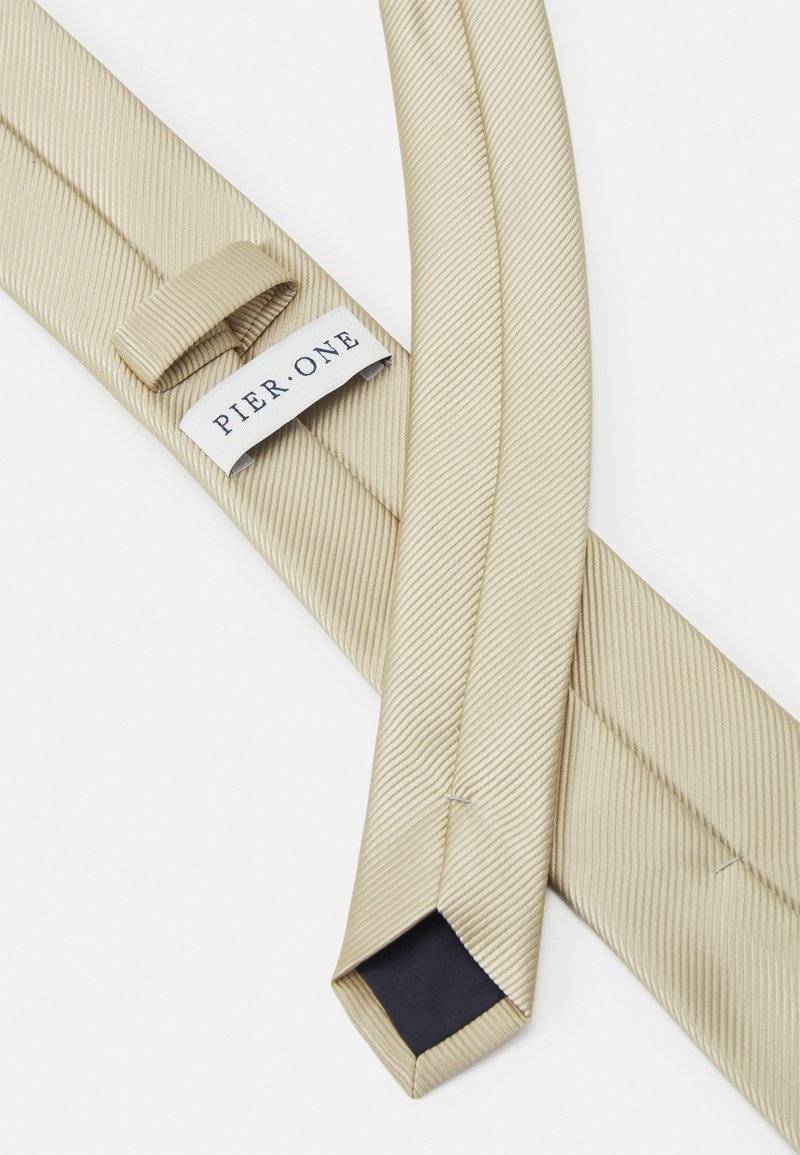 Pier One Pier One Tie - beige Neueste Mode