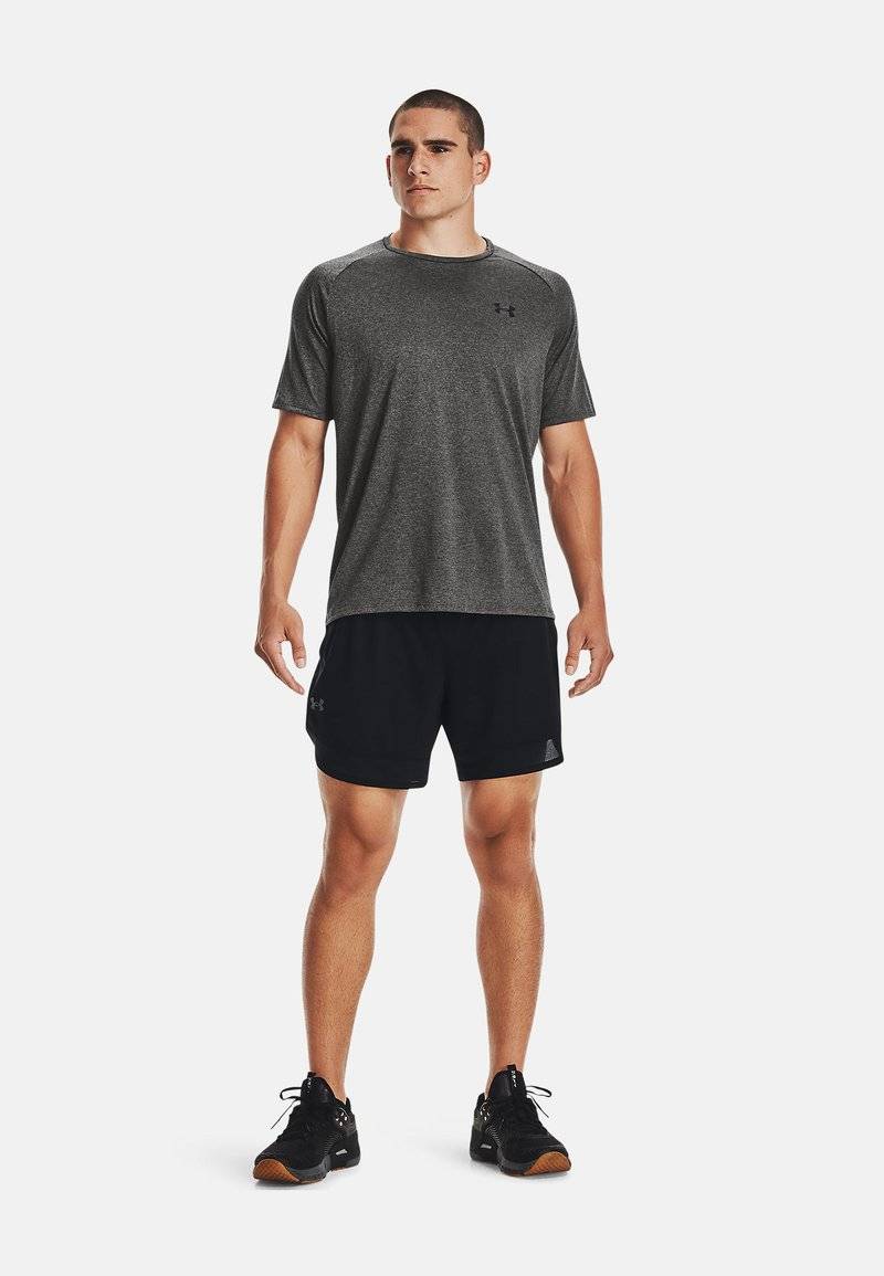 Under Armour Under Armour TECH TEE - Sports T-shirt - carbon heather Fabrik Onlineshop