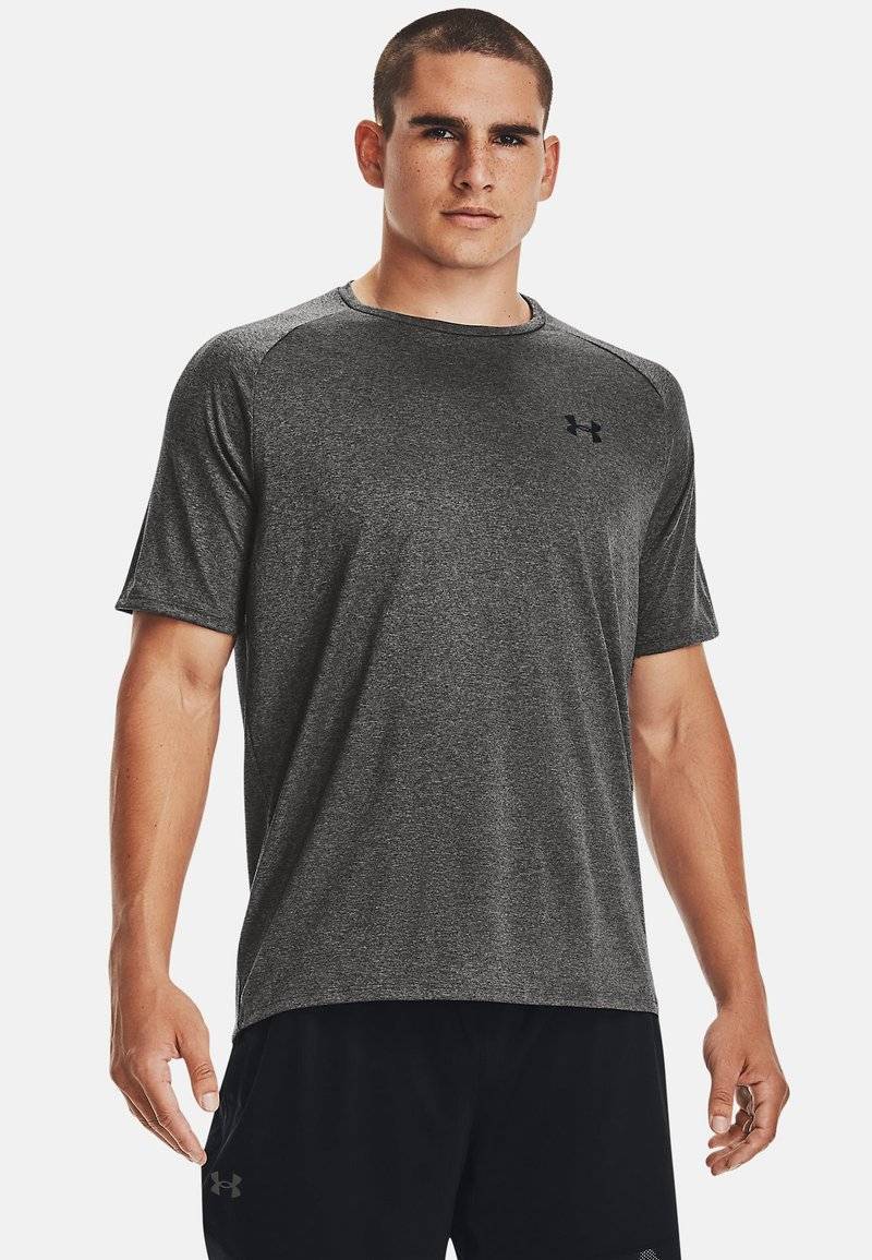 Under Armour Under Armour TECH TEE - Sports T-shirt - carbon heather Fabrik Onlineshop