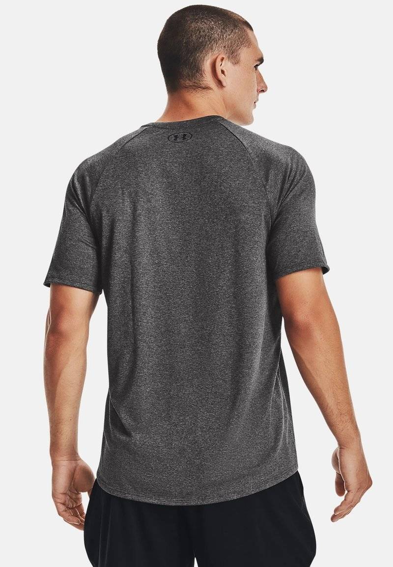 Under Armour Under Armour TECH TEE - Sports T-shirt - carbon heather Fabrik Onlineshop