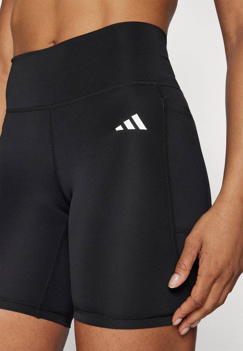adidas Performance adidas Performance OPTIME ESSENTIALS STASH POCKET SHORT - Leggings - black Muttertagsangebot