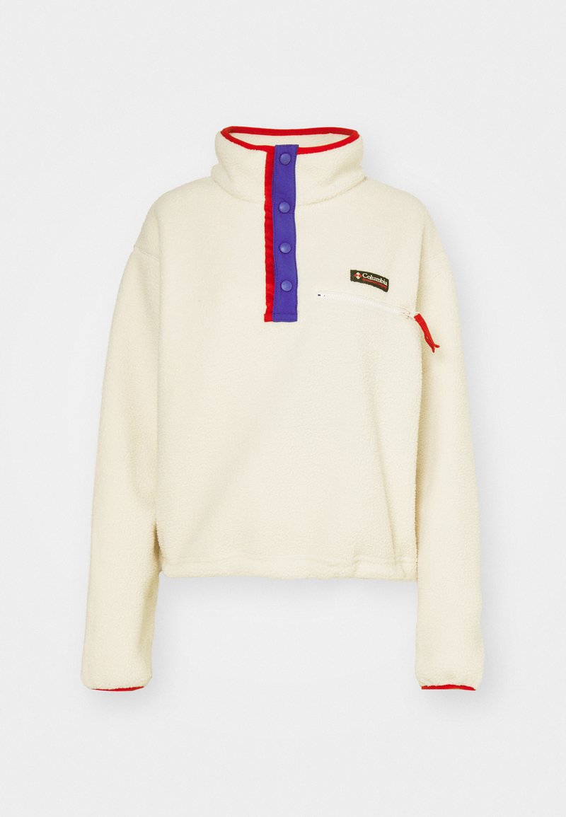 Columbia Columbia HELVETIA™ CROPPED HALF SNAP - Fleece jumper - chalk Große Rabatte