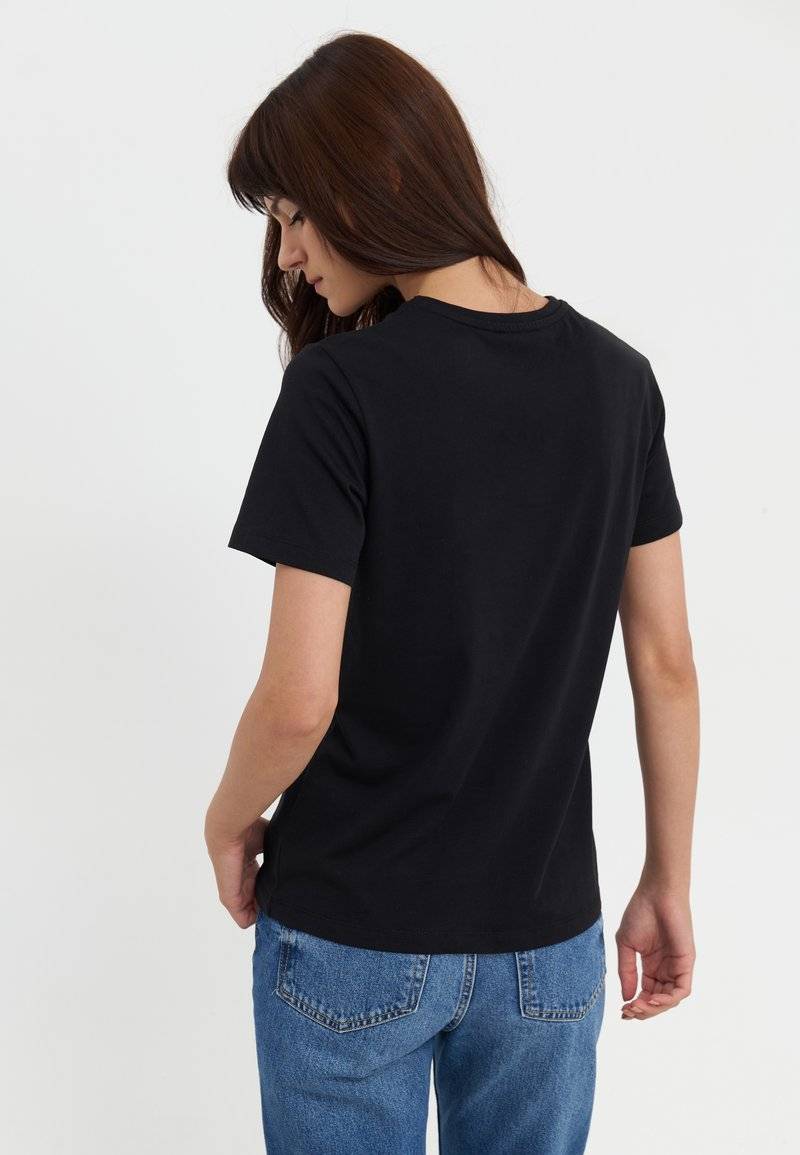 Even&Odd Even&Odd Print T-shirt - black Saisonale Angebote