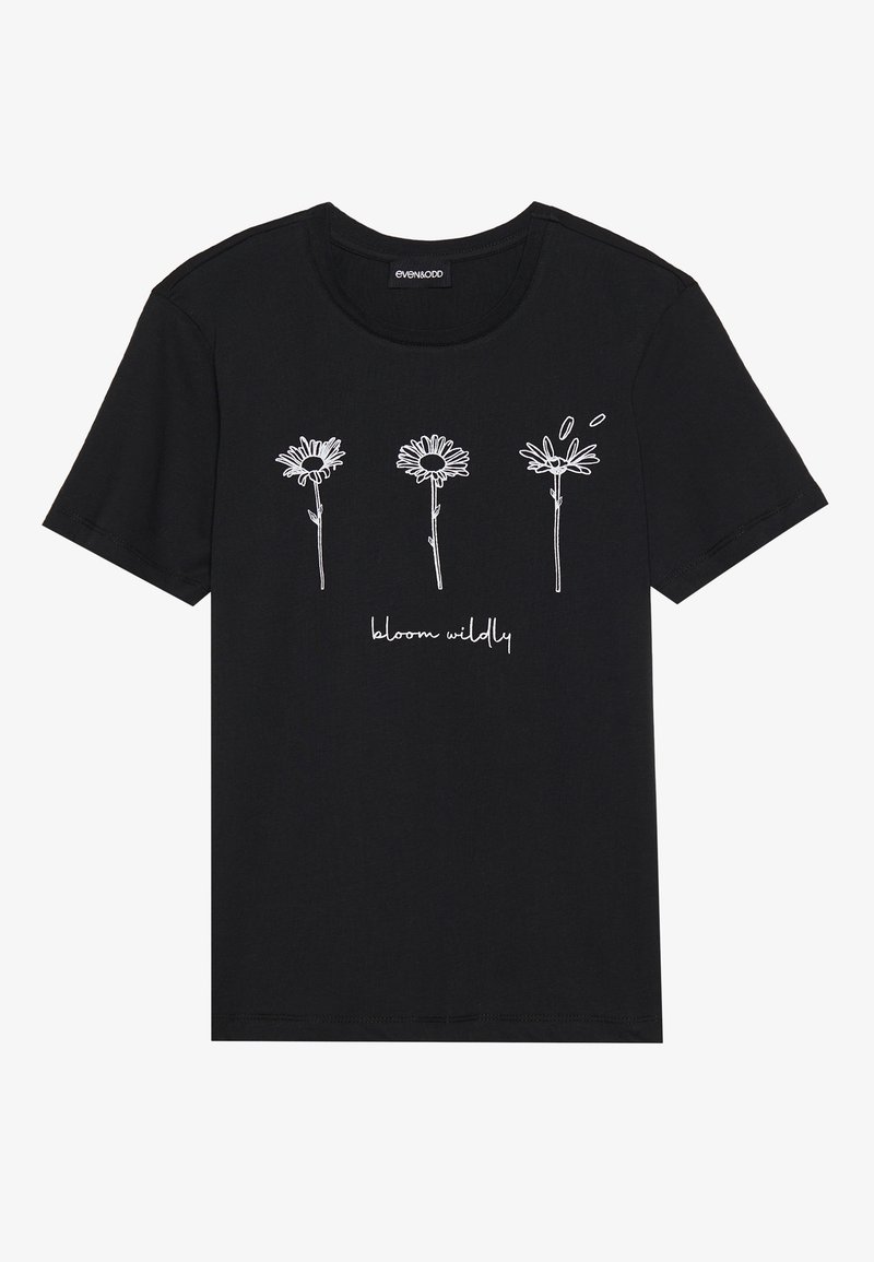 Even&Odd Even&Odd Print T-shirt - black Saisonale Angebote