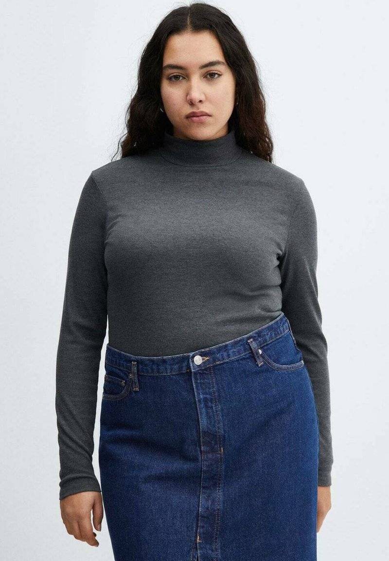 Mango Mango SOLEIL - Pencil skirt - blu scuro Tiefpreis