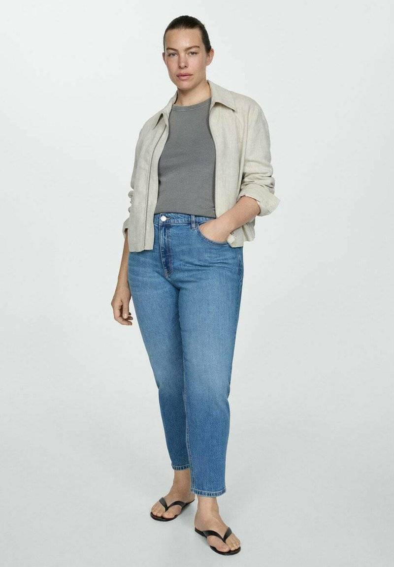 Mango Mango Relaxed fit jeans - medium blue Super Sparpreis