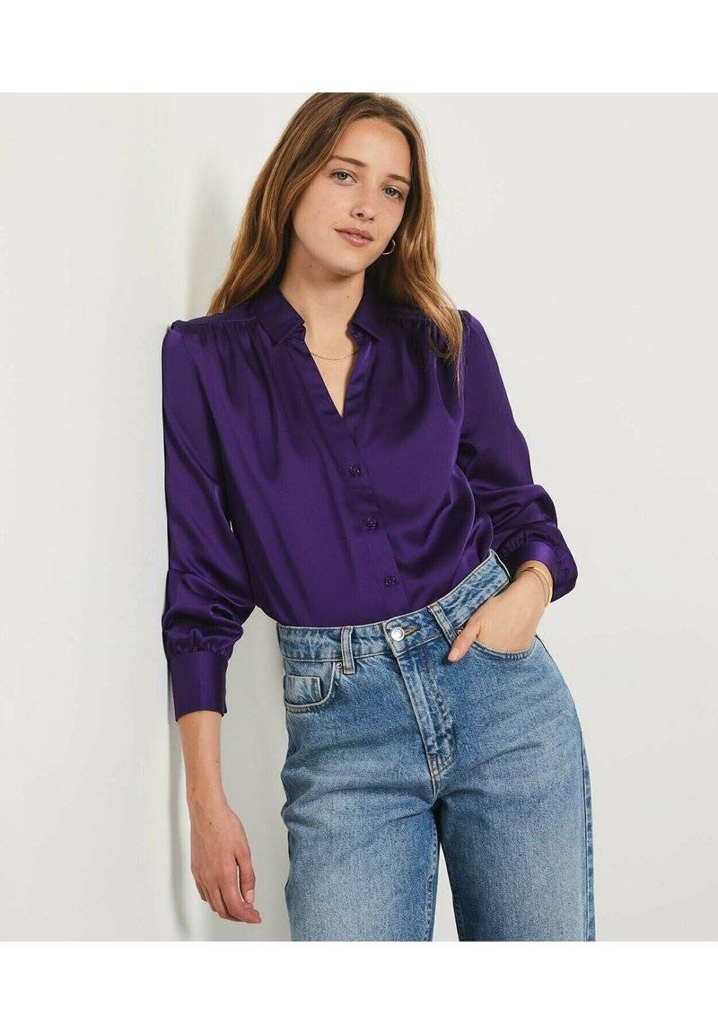 Etam Etam EOLYA - Button-down blouse - violet Neueste Stile
