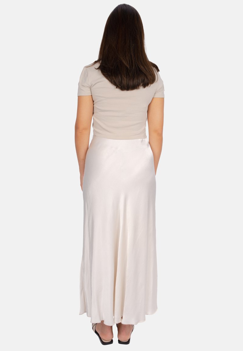 Seasons of April Seasons of April LILLY - Maxi skirt - creme Super Rabatt