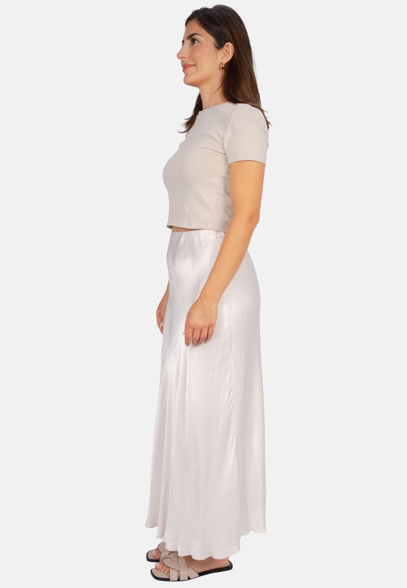 Seasons of April Seasons of April LILLY - Maxi skirt - creme Super Rabatt