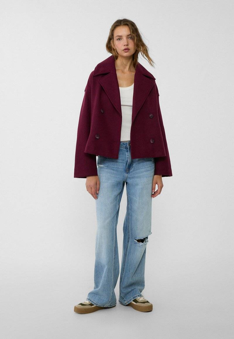 Stradivarius Stradivarius SOFT - Blazer - bordeaux Sonderangebote