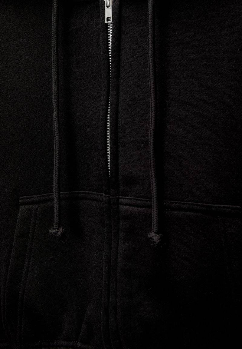 PULL&BEAR PULL&BEAR CROPPED - Zip-up sweatshirt - black VIP-Rabatte