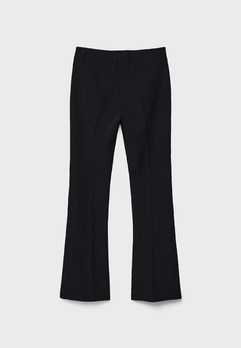 Stradivarius Stradivarius TAILORED FLARED - Trousers - black Letzte 3 Tage