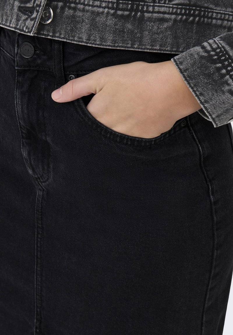 ONLY ONLY ONLBIANCA REA NOOS - Denim skirt - washed black Letzte 2 Tage