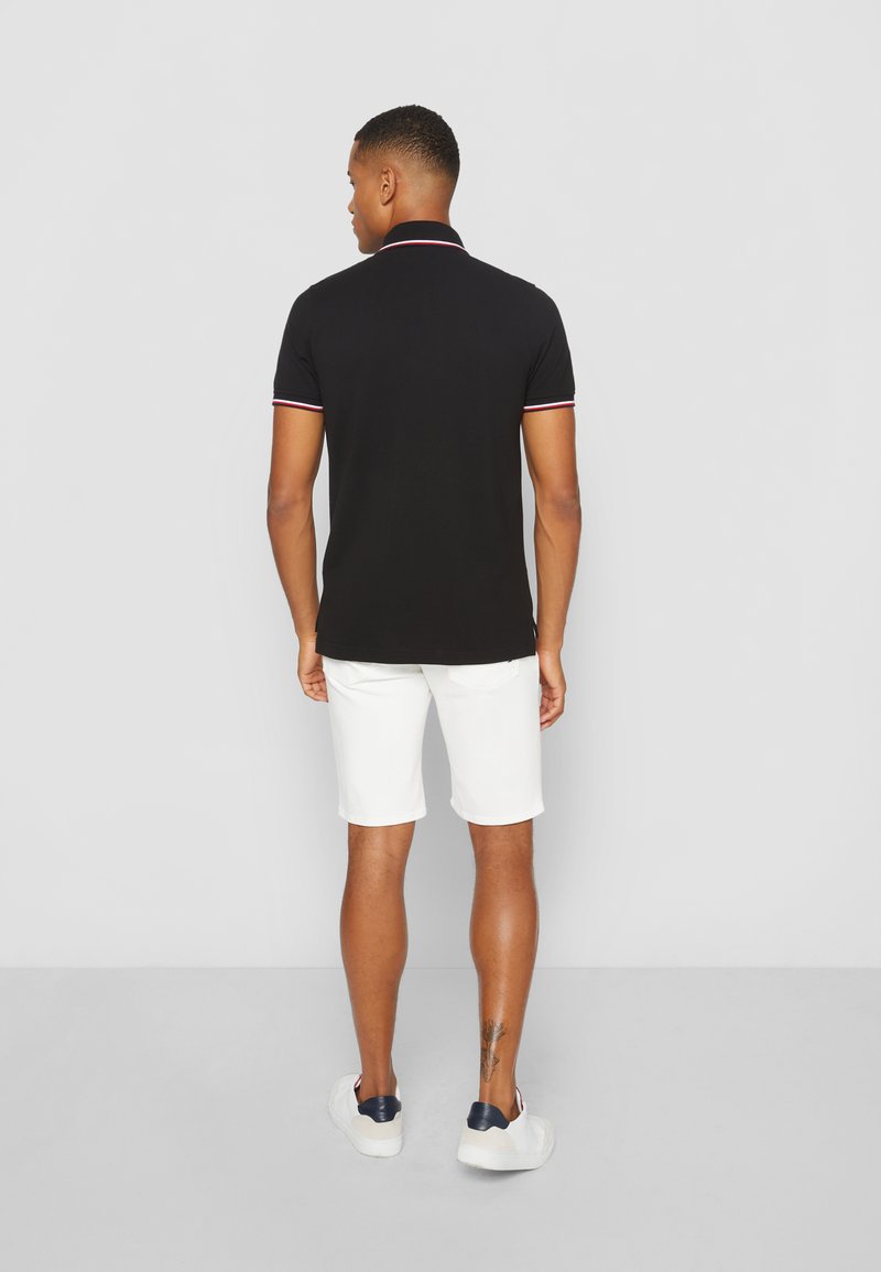 Tommy Hilfiger Tommy Hilfiger TIPPED SLIM - Polo shirt - black Sonderangebot der Fabrik